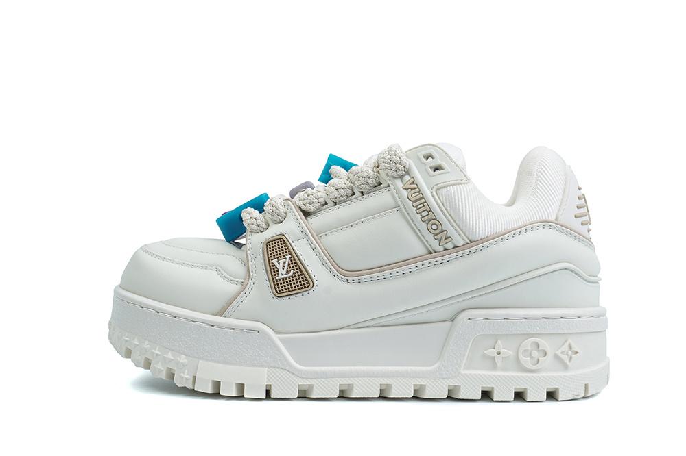 PK God Louis Vuitton Trainer Maxi White RETAIL MATERIALS READY TO SHIP